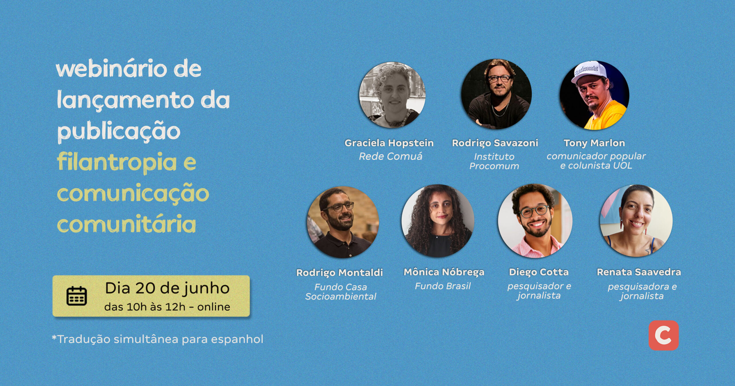 Rede Comuá lança publicação sobre filantropia e comunicação comunitária ...